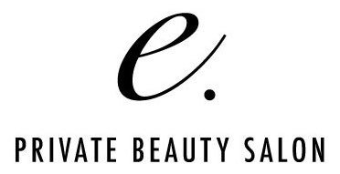 e. private beauty salon Logo